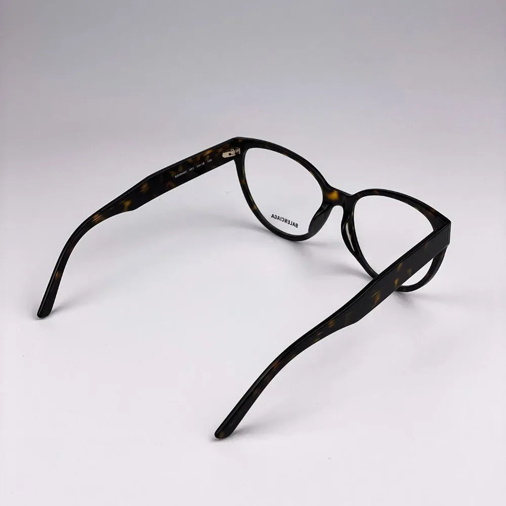 Balenciaga Everyday BB0064O 002 Eyeglasses Havana Gold Cat Eye Women